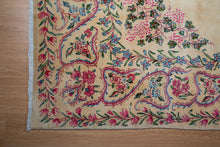 Load image into Gallery viewer, Antique Floral Kerman Wool Rug