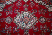 Load image into Gallery viewer, Classic Persian Tabriz Red Wool Rug