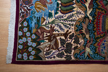 Load image into Gallery viewer, Vintage Persian Kashmar Pictorial Rug