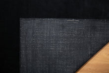 Load image into Gallery viewer, Midnight Black Bamboo Silk Rug