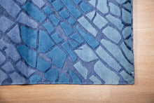 Load image into Gallery viewer, Ocean Vein Bamboo Silk Rug