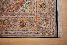 Load image into Gallery viewer, Royal Medallion Kashan Silk Carpet