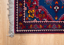 Load image into Gallery viewer, Sapphire Blossom Afghan Wool Rug