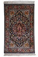 Load image into Gallery viewer, Kashmir Silk Medallion Floral Rug