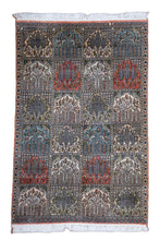 Load image into Gallery viewer, Kashmir Silk Rug – Garden Panel Majesty