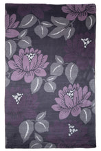 Load image into Gallery viewer, Floral Wool Rug – Handmade in India
