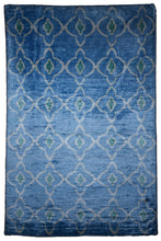 Load image into Gallery viewer, Azure Lattice Rug