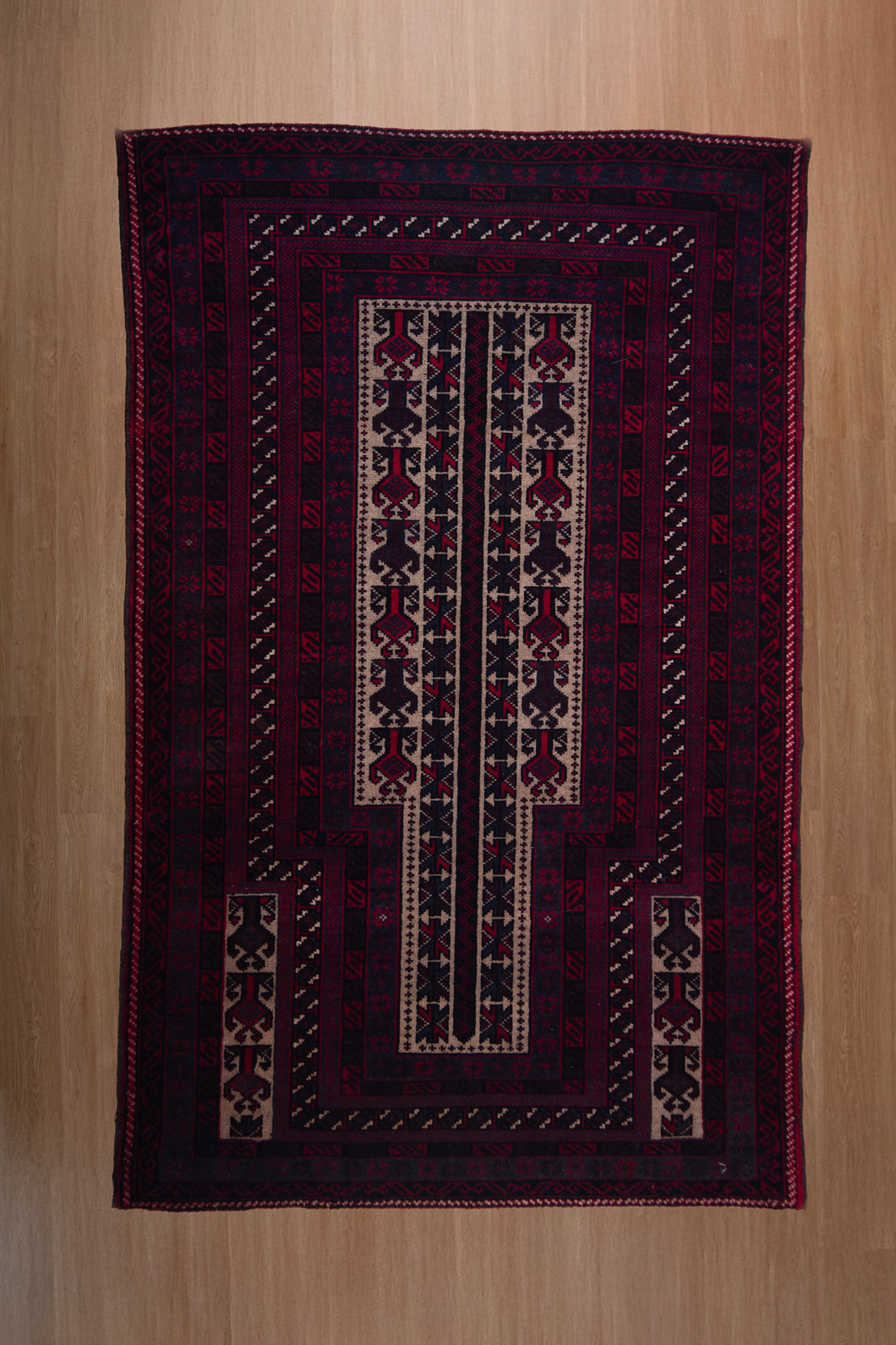 Tribal Prayer Baluchi Wool Rug