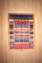 Load image into Gallery viewer, Vibrant Tribal Afghan Zeigler Rug
