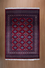 Load image into Gallery viewer, Red Gul Indo Afghan Wool Rug
