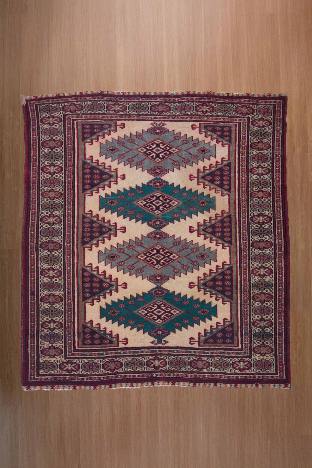 Geometric Tribal Afghan Heritage Rug