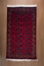 Load image into Gallery viewer, Royal Red Afghan Turkman Wool Rug
