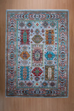 Load image into Gallery viewer, Sky Blue Zeigler Afghan Masterpiece
