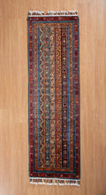 Load image into Gallery viewer, Tribal Stripe Zeigler Afghan Runner
