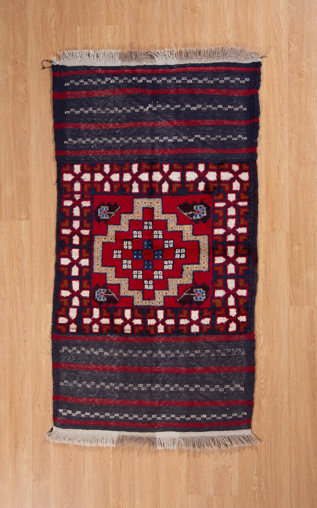 Turkman Medallion Tribal Wool Rug