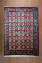 Load image into Gallery viewer, Rare Tribal Motif Kashmiri Silk Rug
