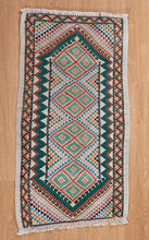 Load image into Gallery viewer, Handwoven Geometric Moroccan Kilim Rug
