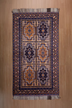 Load image into Gallery viewer, Golden Indigo Baluchi Wool Rug
