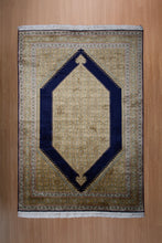 Load image into Gallery viewer, Royal Sapphire Kashmiri Silk Carpet
