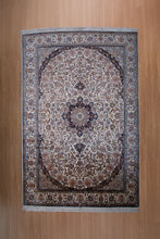 Load image into Gallery viewer, Isfahan Medallion Kashmir Silk Rug
