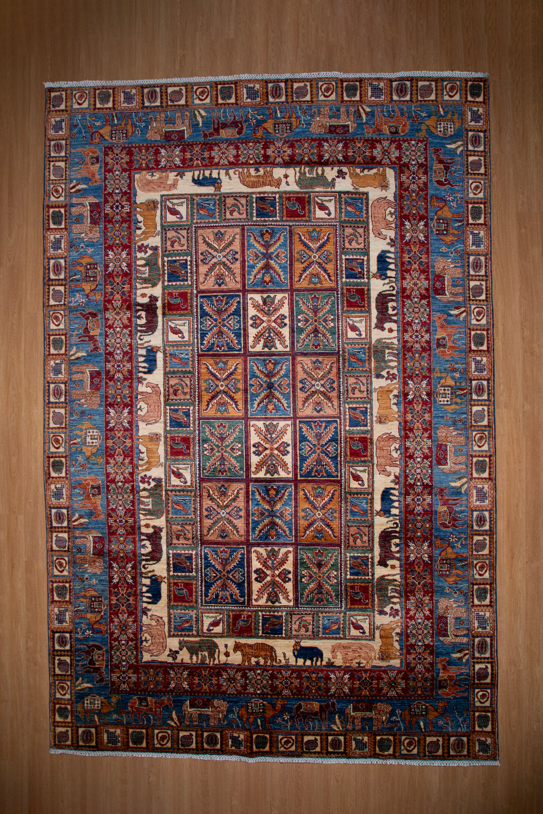 Afghan Ziegler Garden Panel Rug