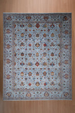 Load image into Gallery viewer, Sky Blue Zeigler Afghan Rug
