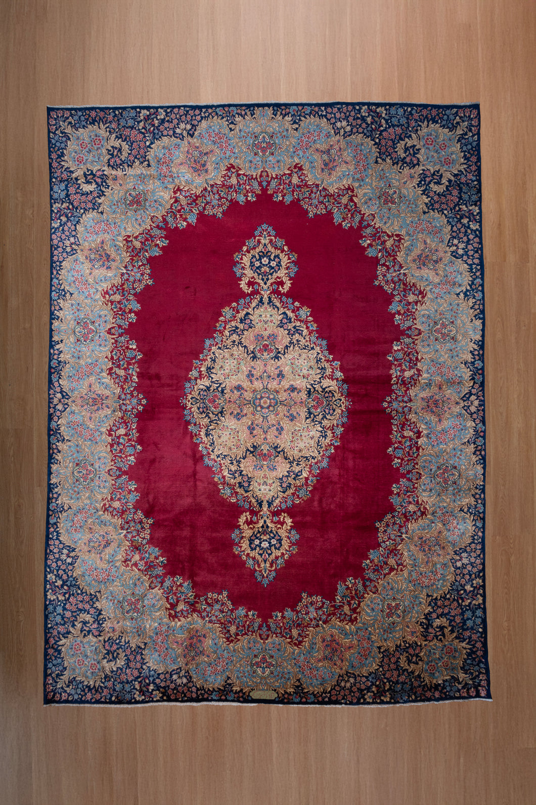 Antique 1920 Signed Kerman Masterpiece