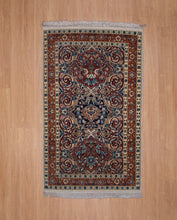 Load image into Gallery viewer, Regal Kashmiri Wool Medallion Rug
