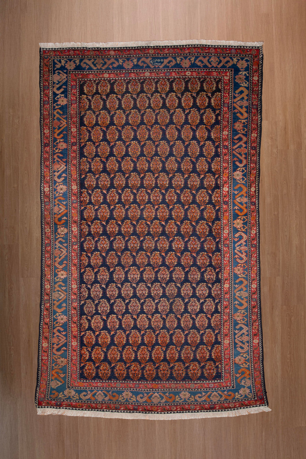 Antique Senneh Rug Dated 1888