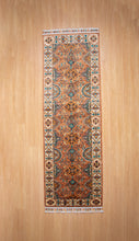 Load image into Gallery viewer, Rust Coral Medallion Afghan Ziegler Runner
