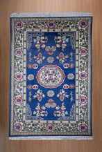Load image into Gallery viewer, Imperial Blue Indo Kashan Rug
