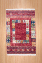 Load image into Gallery viewer, Ruby Red Afghan Ziegler Wool Rug
