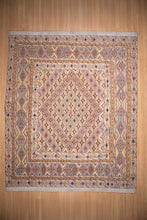 Load image into Gallery viewer, Pastel Medallion Afghan Nakhunak Kilim
