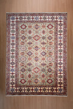 Load image into Gallery viewer, Pastel Sage Zeigler Afghan Rug
