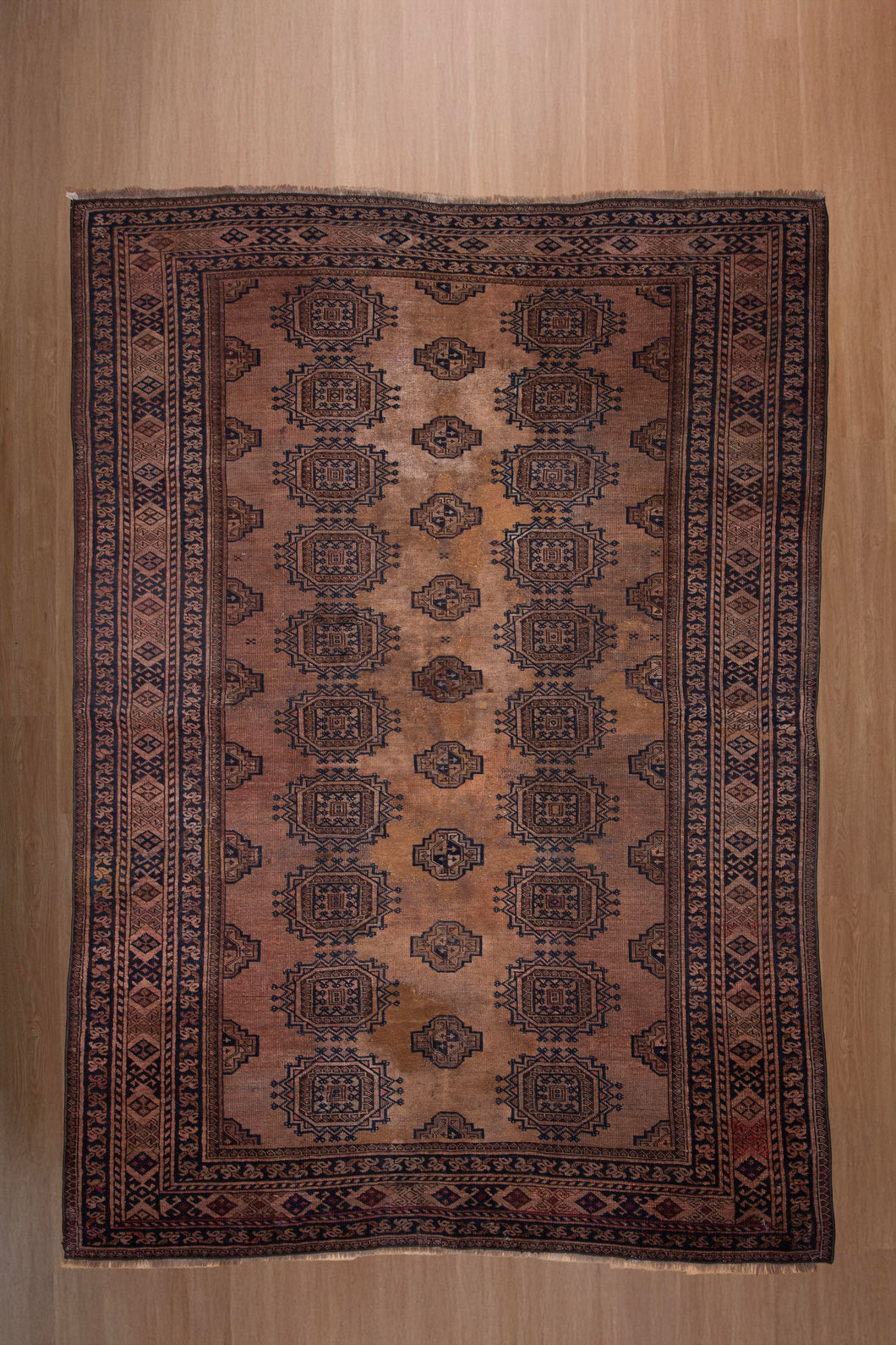 Antique 1875 Saryk Turkman Rug