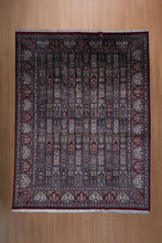 Load image into Gallery viewer, Architectural Motif Indian Wool Rug
