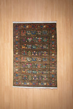 Load image into Gallery viewer, Olive Green Tribal Afghan Zeigler Rug

