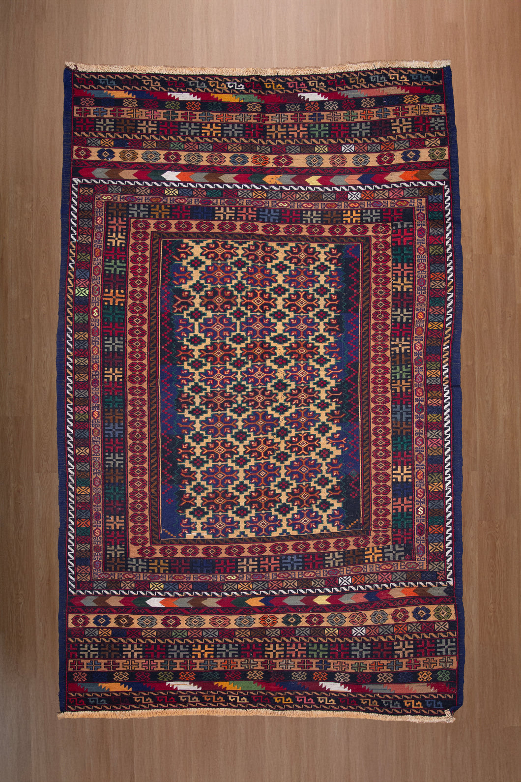 Starlit Harmony Tribal Wool Rug