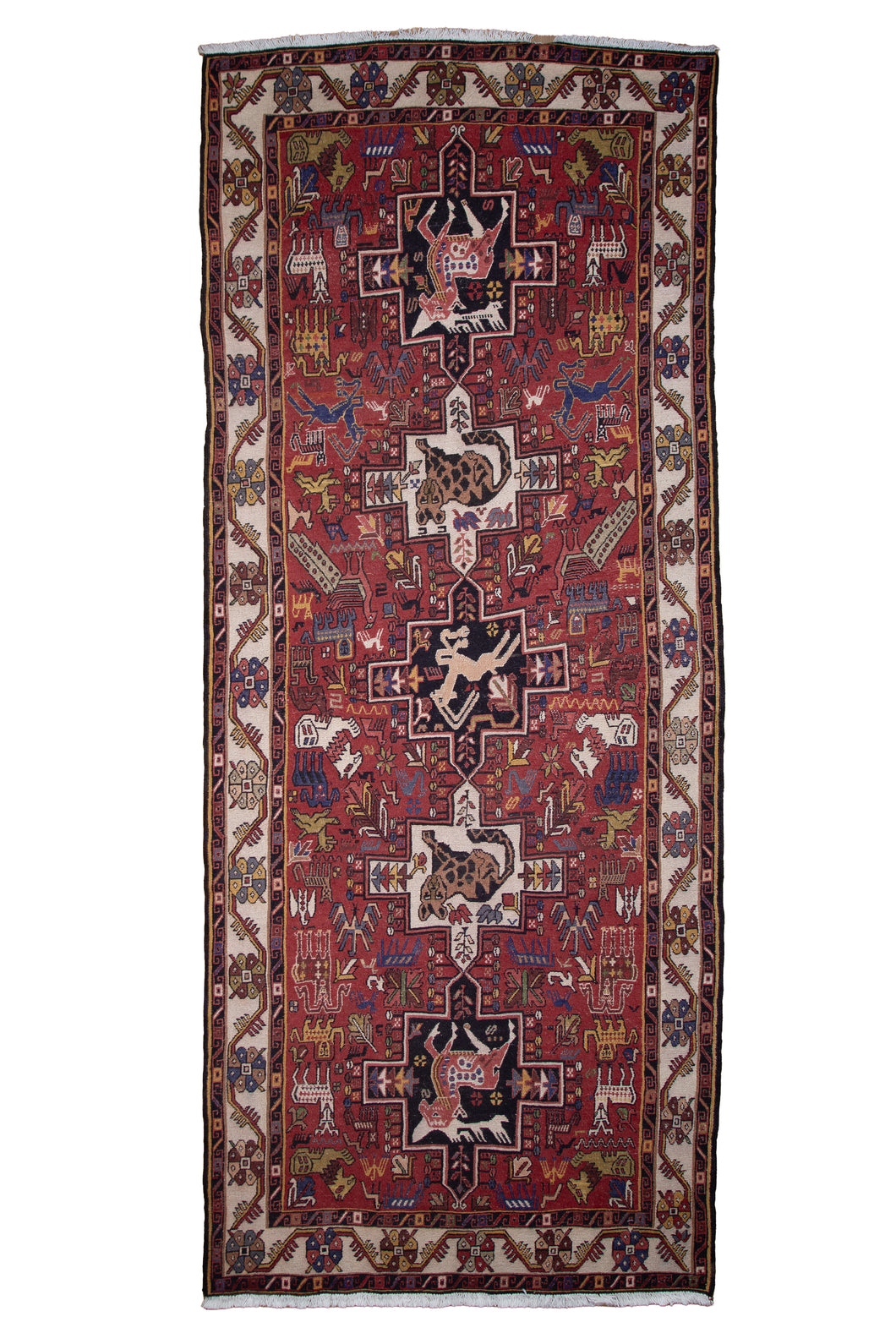 Antique Shirvan Soumak Wool Kilim