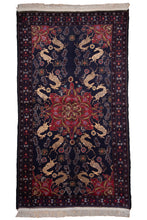 Load image into Gallery viewer, Herati Gazelle Afghan Wool Rug
