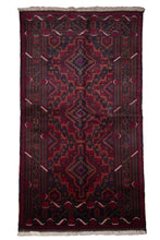 Load image into Gallery viewer, Baluchi Crimson Tribal Wool Rug
