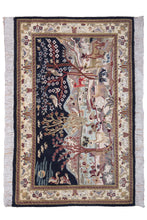 Load image into Gallery viewer, Persian Kashan Garden Scene Rug
