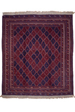 Load image into Gallery viewer, Crimson Diamond Mashwani Kilim Rug
