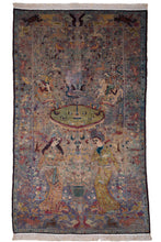 Load image into Gallery viewer, Antique Sistan Baluchi Courtly Scene Rug

