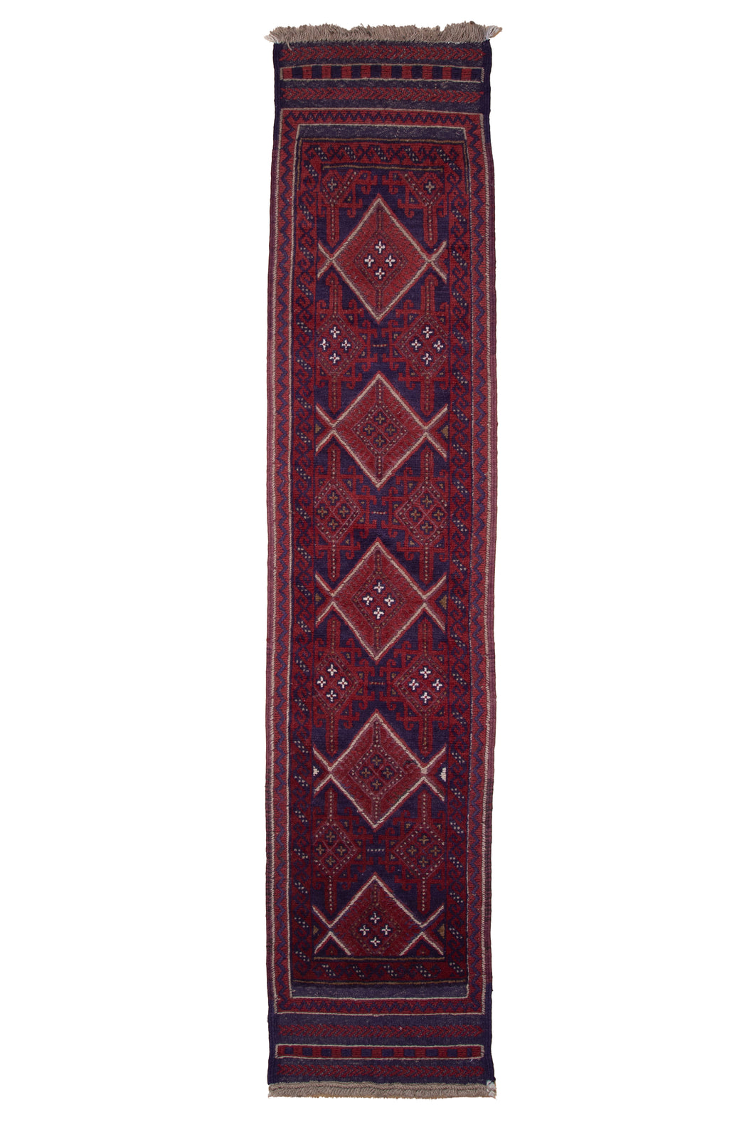 Antique Tribal Mashwani Kilim Runner