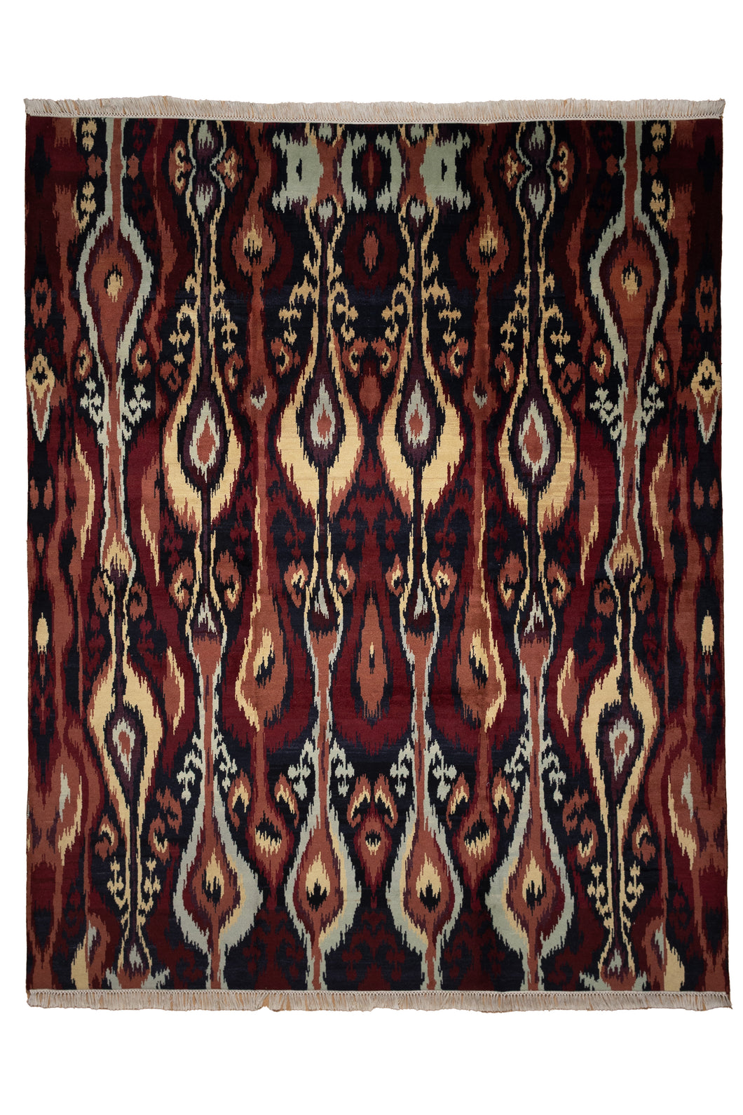 Fireburst Ikat Wool Rug