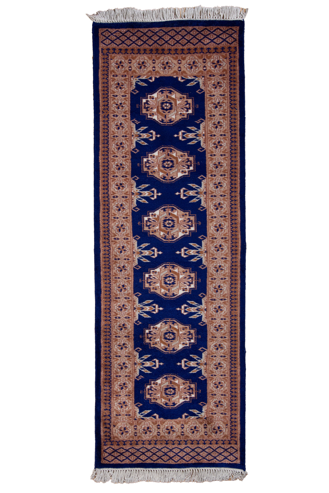 Indo Afghan Wool Runner Rug