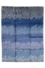 Load image into Gallery viewer, Ocean Vein Bamboo Silk Rug
