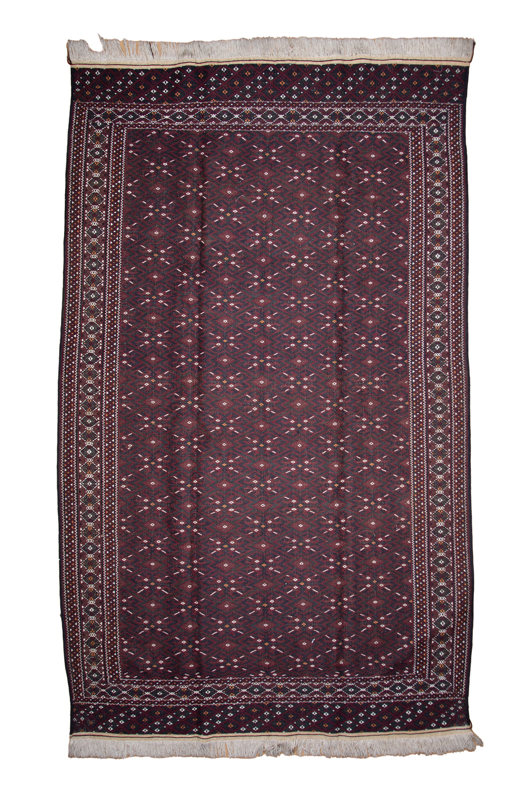 Vintage Yomut Turkman Kilim Rug