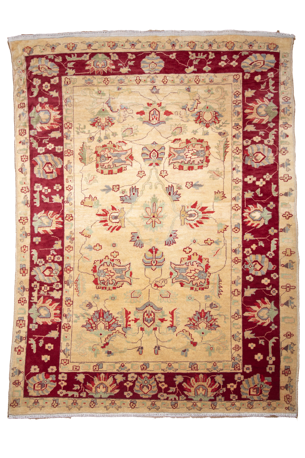 Antique Agra Wool Rug Masterpiece